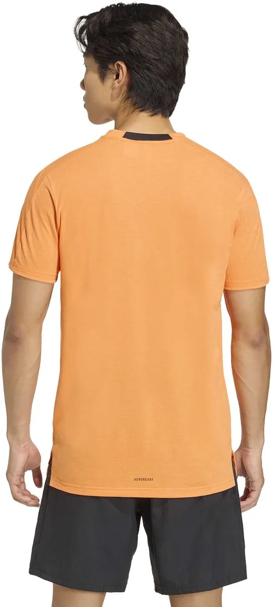 adidas d4t Tee Training T-shirt Heren - Oranje M - afbeelding 6 van 6