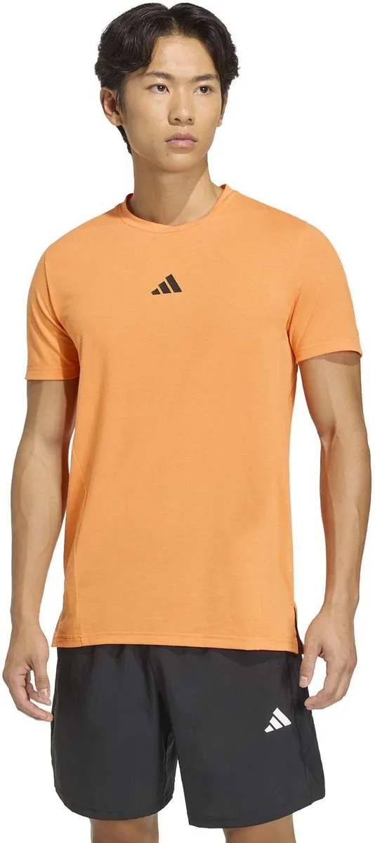 adidas d4t Tee Training T-shirt Heren - Oranje M