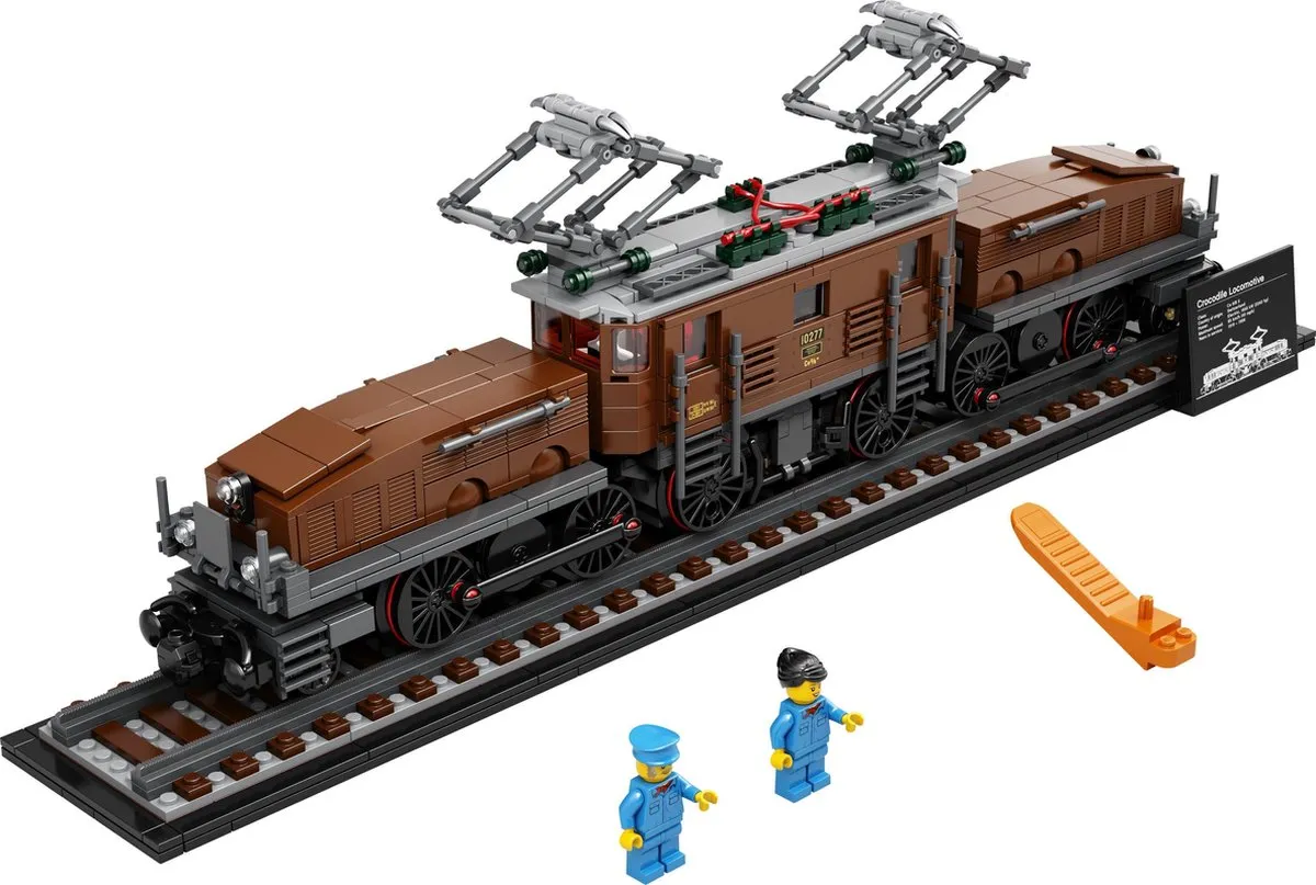 LEGO Creator Expert Krokodil Locomotief 10277 - 1271 Stukken