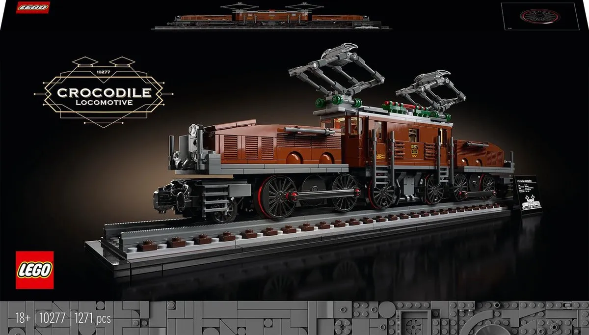 LEGO Creator Expert Krokodil Locomotief 10277