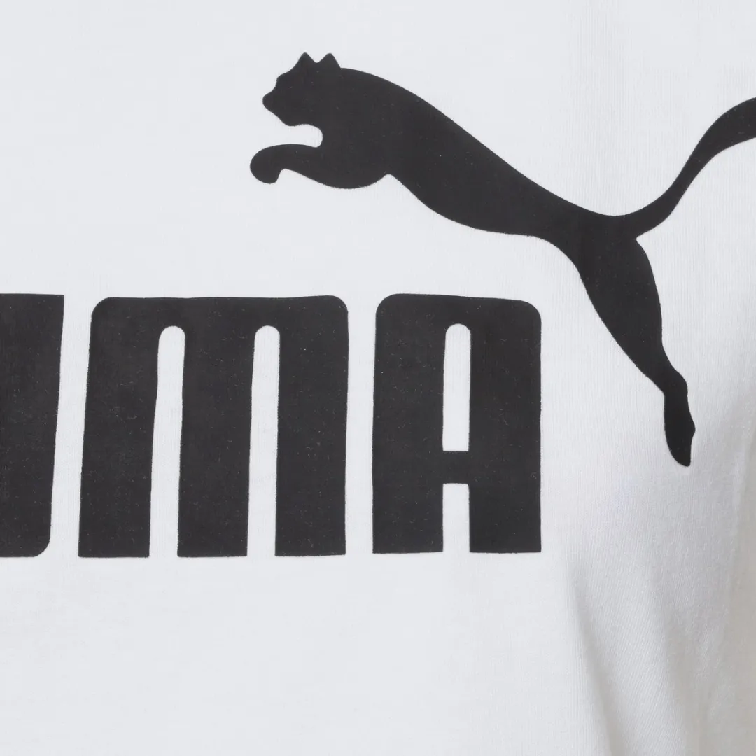 PUMA ESS Logo Tee Wit - XXL