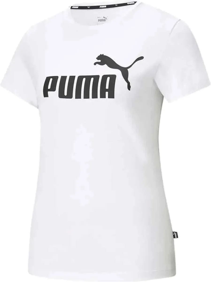 PUMA ESS Logo Tee Wit - XXL