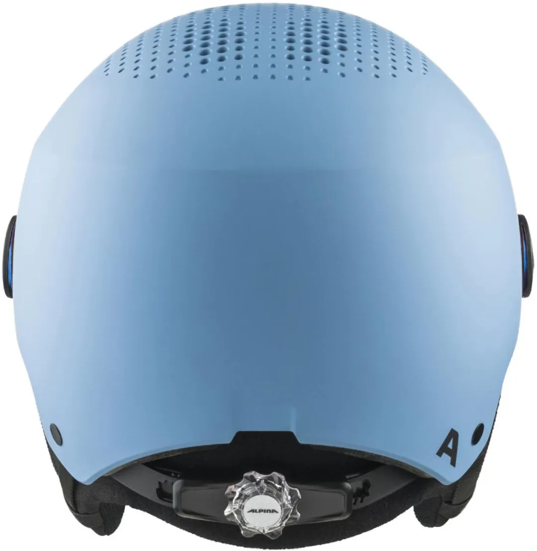 Alpina Zupo Visor Q-Lite Junior Skihelm - Smoke Blue - Maat 48-52cm