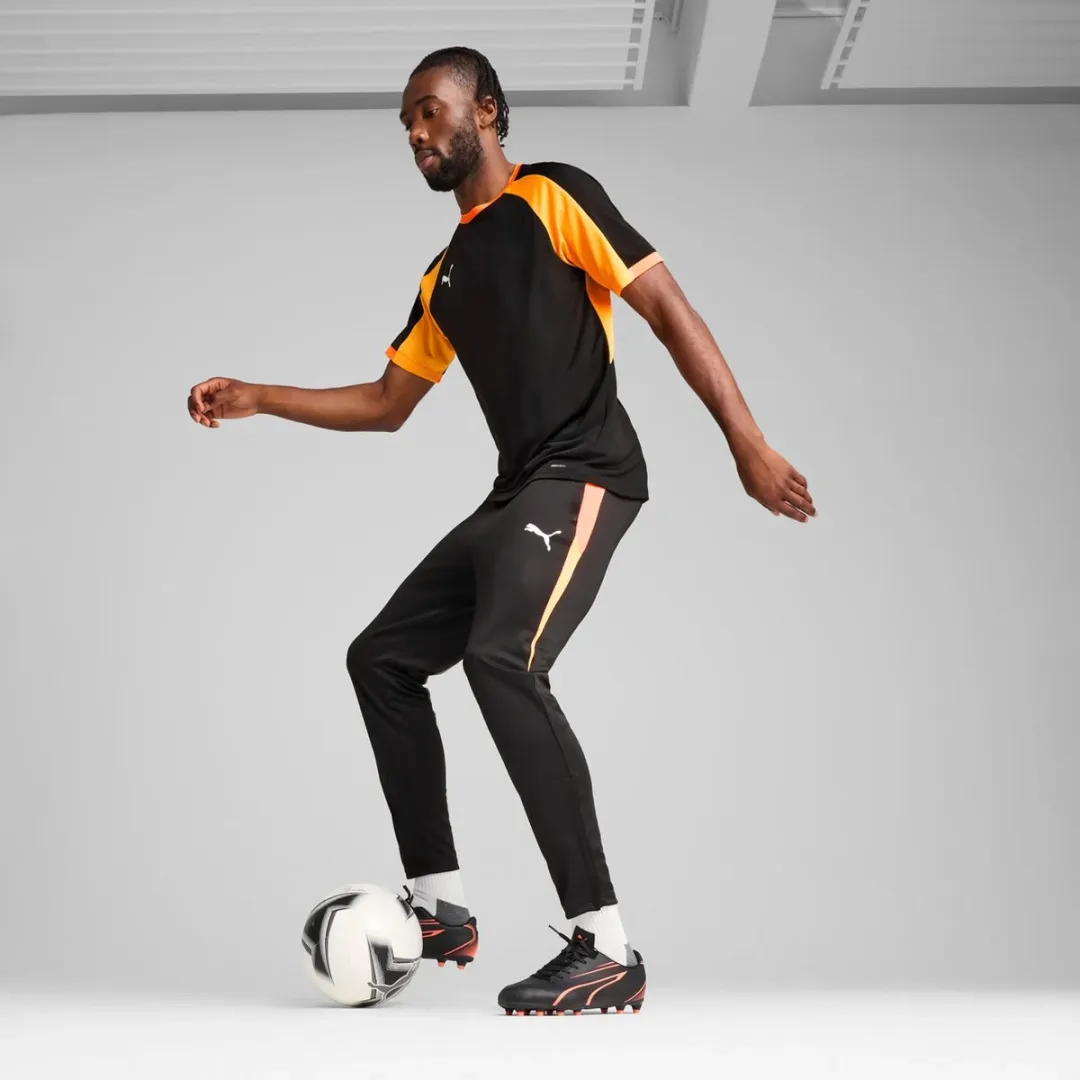 PUMA Individualliga Heren Voetbalshirt Korte Mouw - S - Zwart