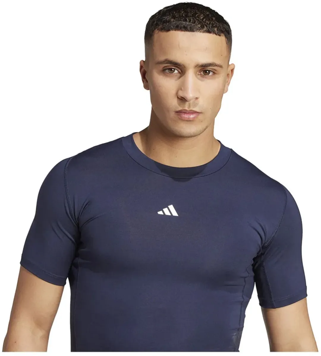 adidas Performance TECHFIT JX2561 Compression Training T-shirt - Blauw
