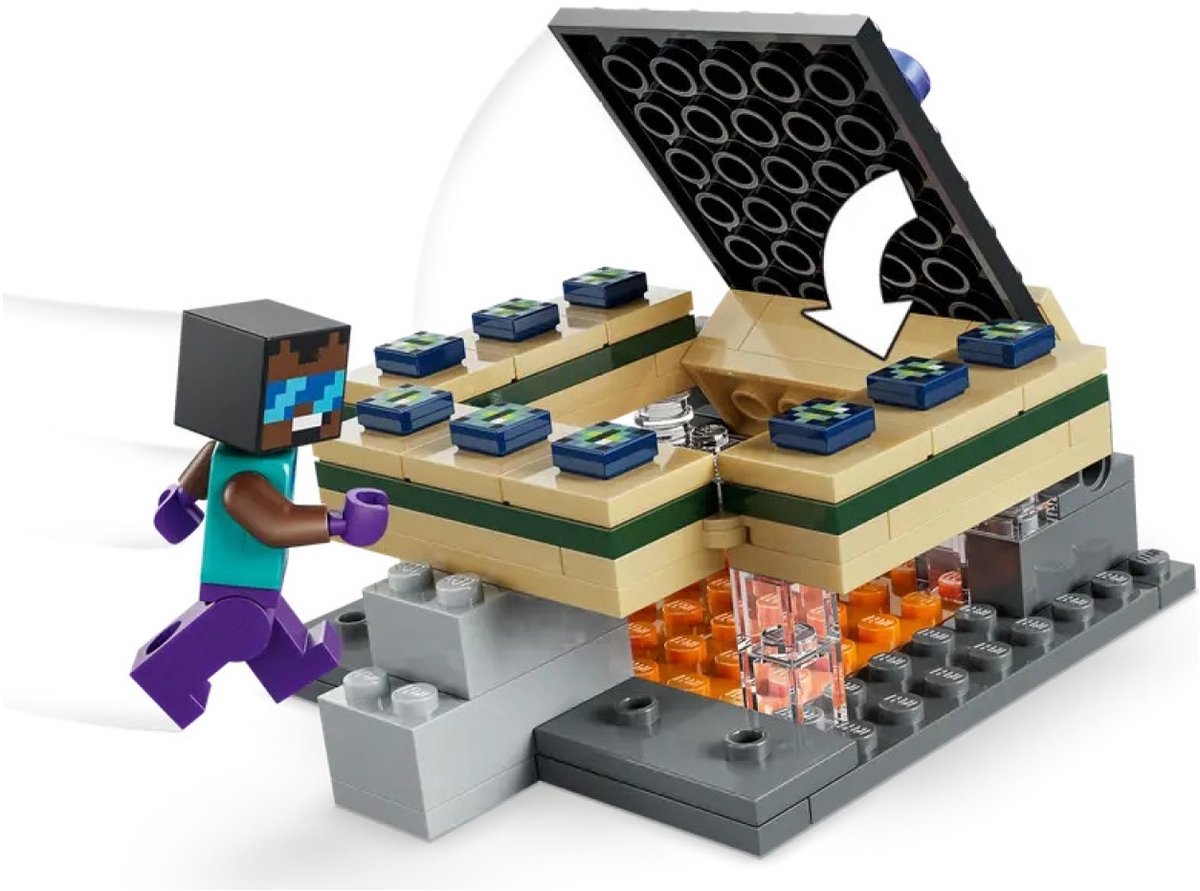 LEGO Minecraft - Reis naar de Nether en het End-Portaal Videogame Speelgoed voor Kinderen - 21584