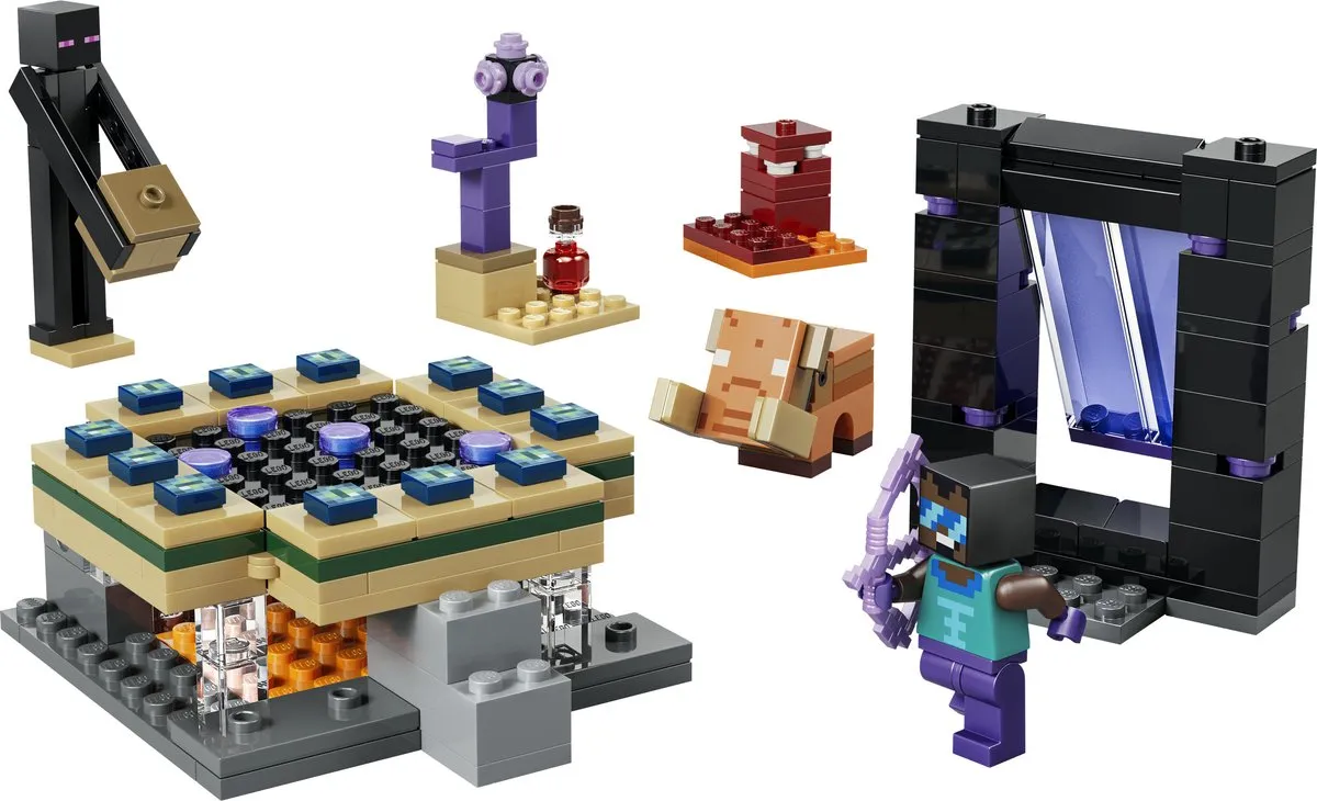 LEGO Minecraft 21584 Reis naar de Nether & End-Portaal - 192 Stenen - afbeelding 6 van 6
