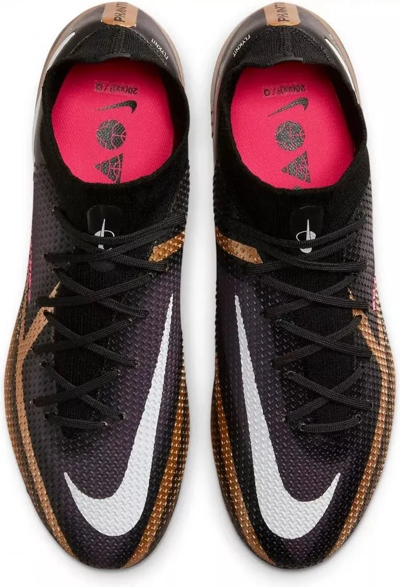 Nike Phantom GT2 Elite DF SG-PRO AC Voetbalschoenen - 44.5 - Zwart/Bronze