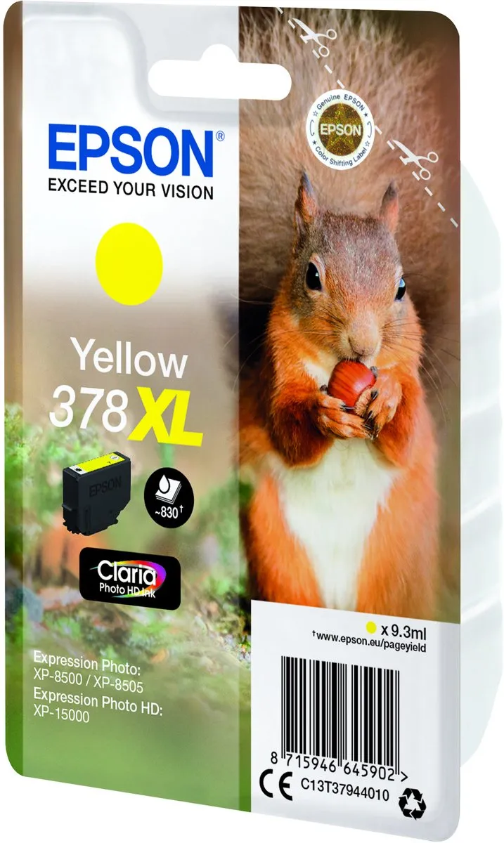 Epson Claria Photo HD Geel C13T37944020 - 9.3ml