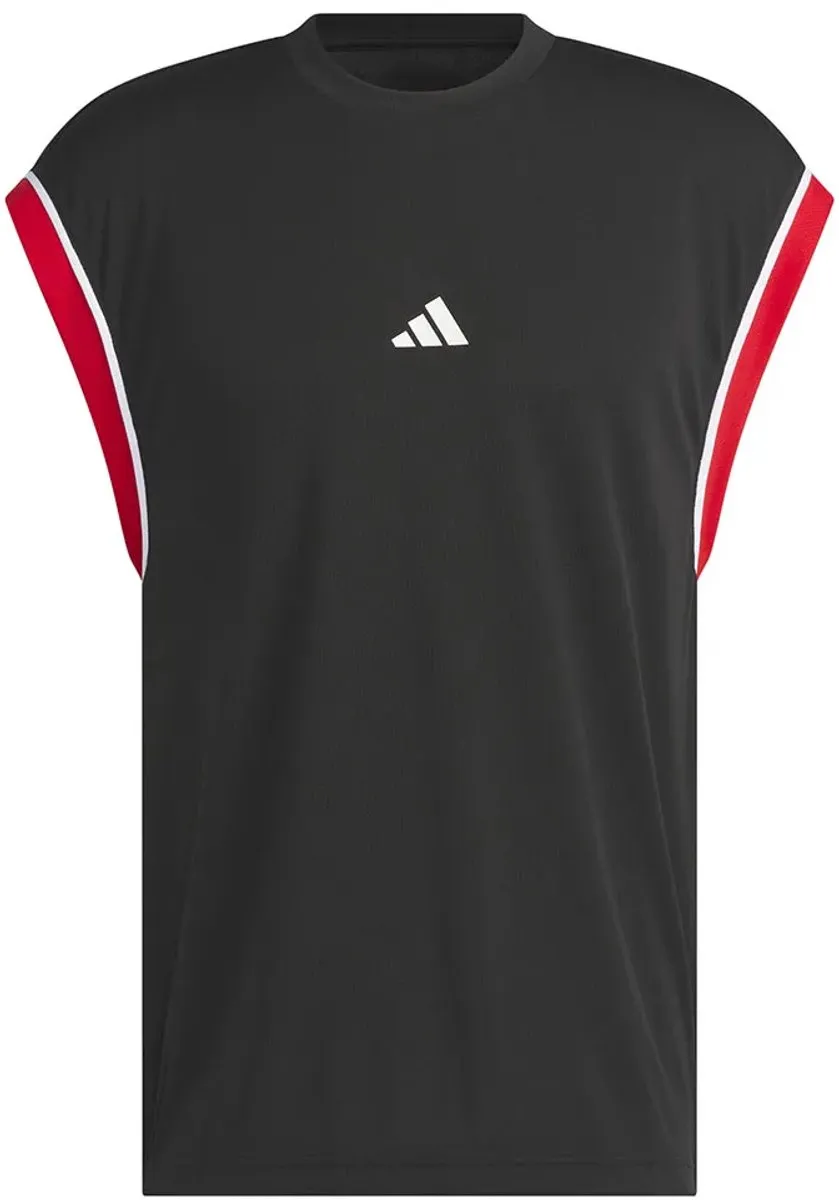 adidas Basketball All-World Mouwloos T-shirt - M - Zwart