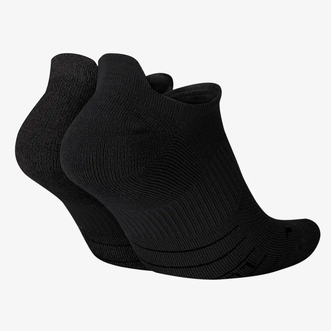 Nike Multiplier Running No Show Sokken 34-38 - 2 Paar - Zwart