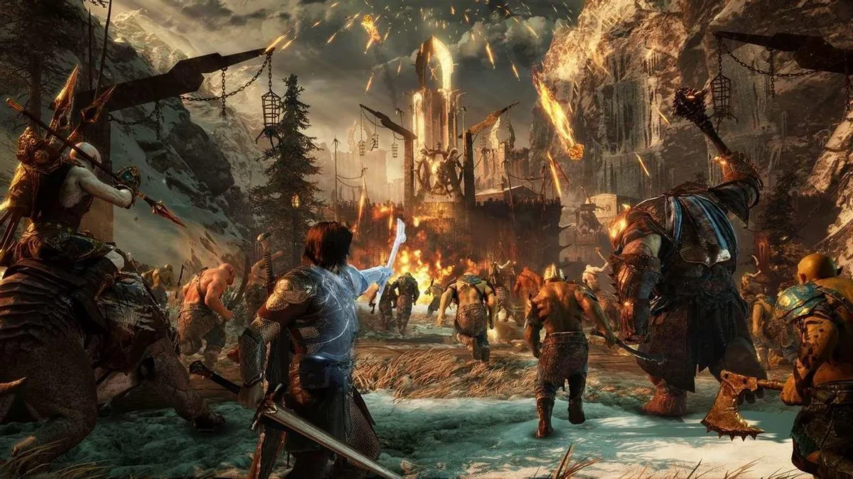Warner Bros Middle Earth Shadow of War Silver Edition Xbox One/Windows 10