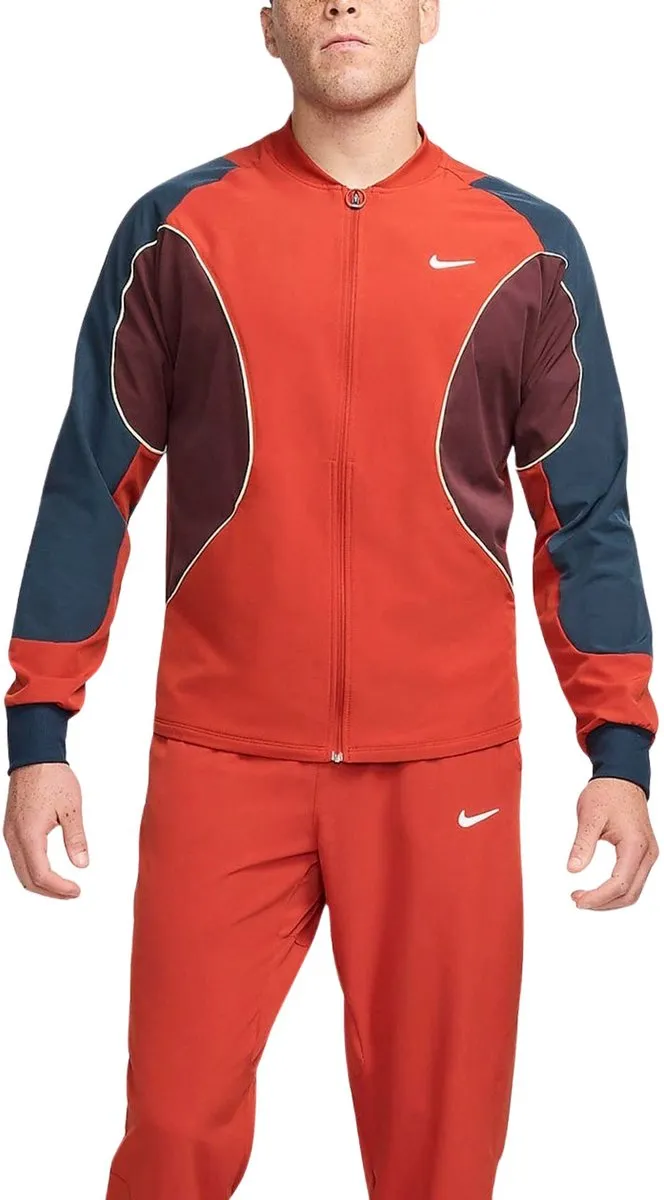 Nike Court Advantage Trainingsjack Heren M - Rood/Blauw