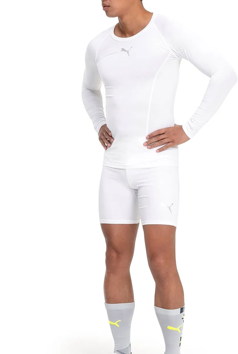 PUMA Liga Baselayer Longsleeve Heren - Maat L - Wit