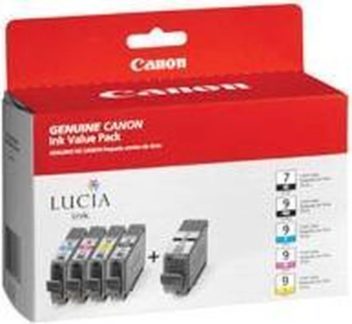 Canon PGI-9 Inktcartridge - 5 Kleuren - o.a. PIXMA Pro 9500