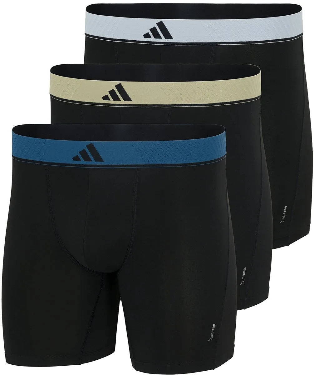 Adidas Active Flex 3P Boxers - XXL - Zwart