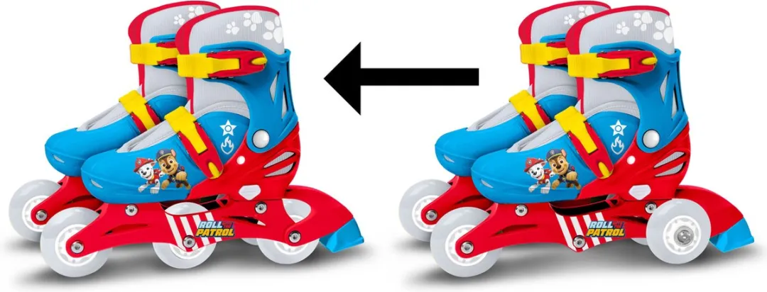 Nickelodeon Paw Patrol Rolschaatsen Verstelbaar 27-30 - Blauw/Rood