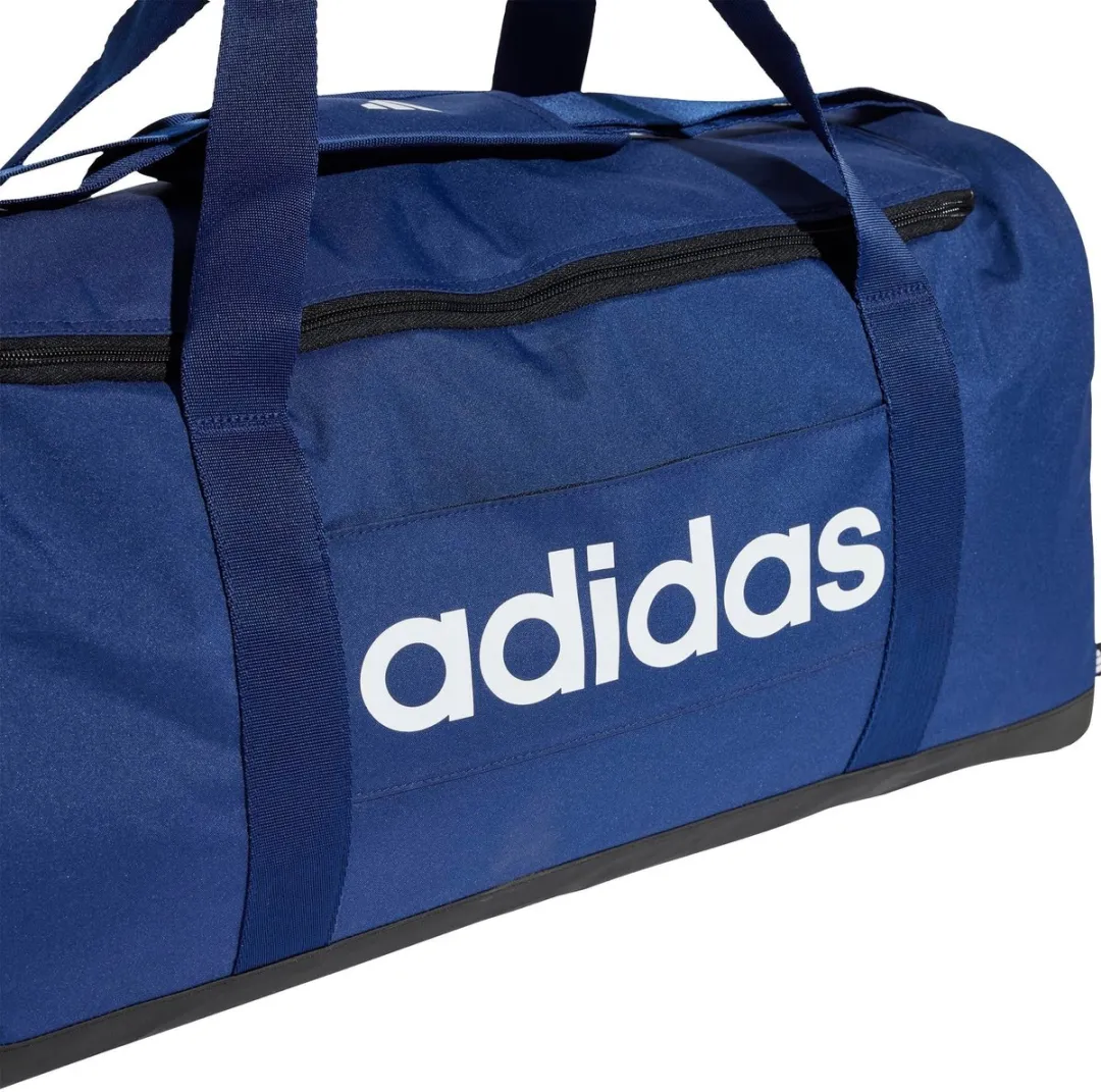 adidas Linear Sporttas M 56cm - 39.75L - Donkerblauw/Wit