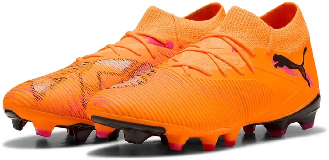 PUMA Future 8 Match FG/AG Dames Voetbalschoenen - Oranje - EU 40 - afbeelding 6 van 6