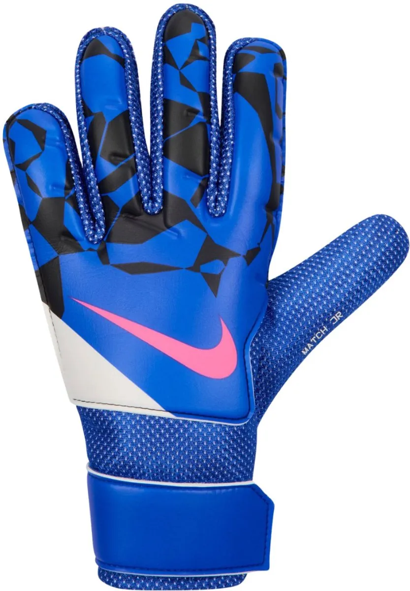 Nike Match Goalkeeper Handschoenen - Kinderen 7 - Blauw/Zwart/Rozig