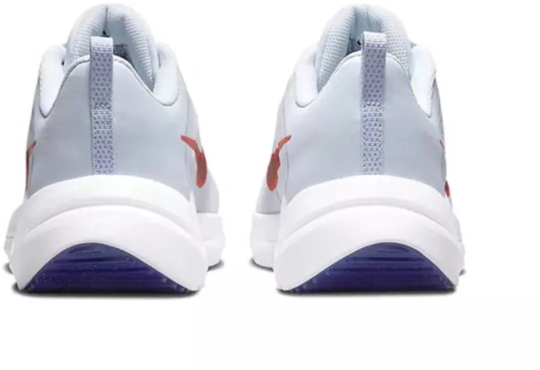 Nike Downshifter 12 Hardloopschoen DD9293-006 - Maat 45 - Grijs/Rood/Wit