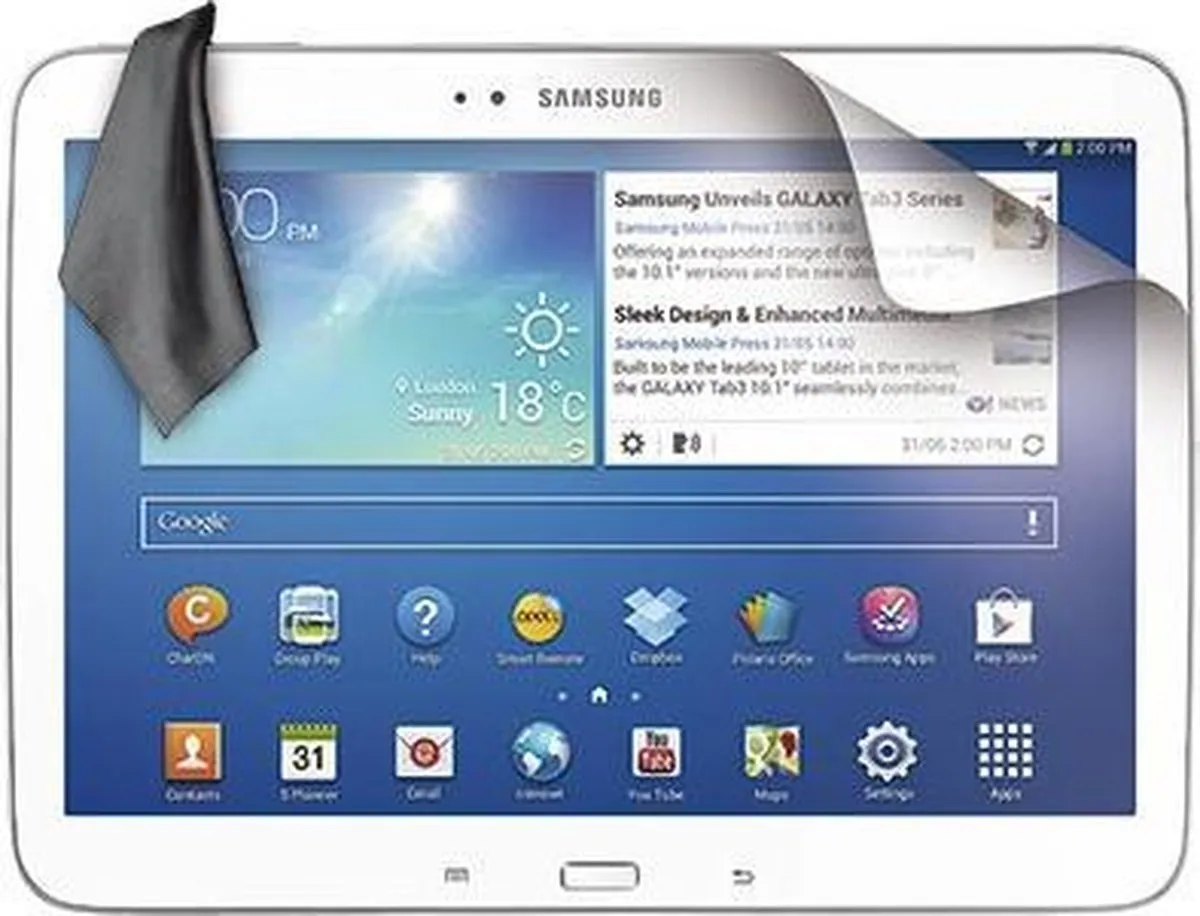 Trust Galaxy Tab 3 10.1 Schermbeschermer