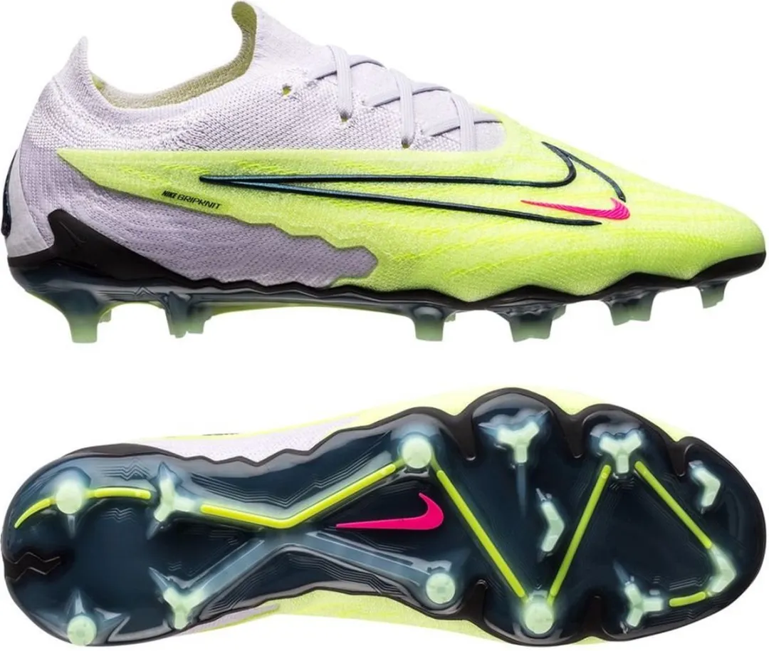 Nike Phantom GX Elite FG Voetbalschoenen 47 - Geel/Wit - afbeelding 6 van 6