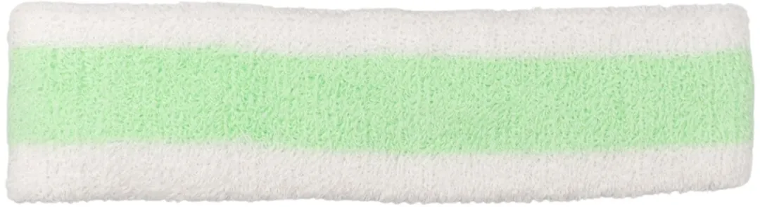 Nike Hoofdband Swoosh Wit-Groen N0001544117OS