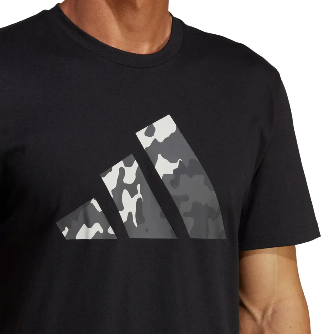 adidas Sportshirt Train Seasonal Logo S - Zwart