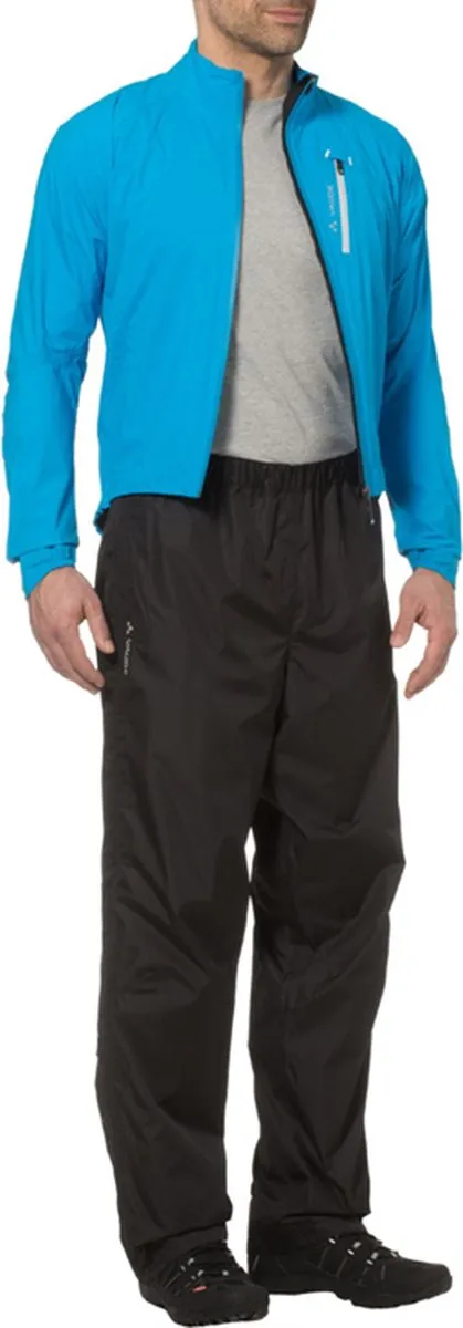 Vaude Fluid Full-zip Pants II Regenbroek Heren - XL - Zwart - afbeelding 6 van 6