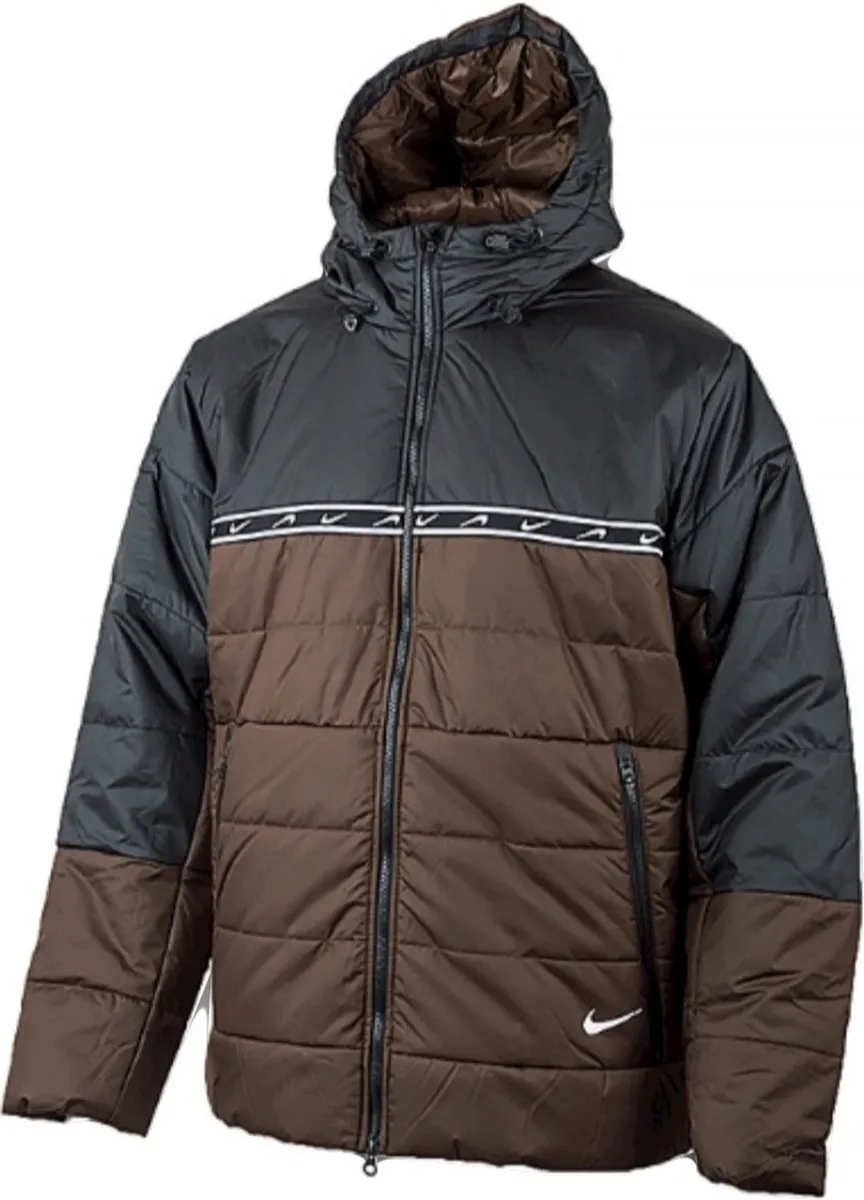 Nike Repeat Fill Jacket S - Bruin/Zwart