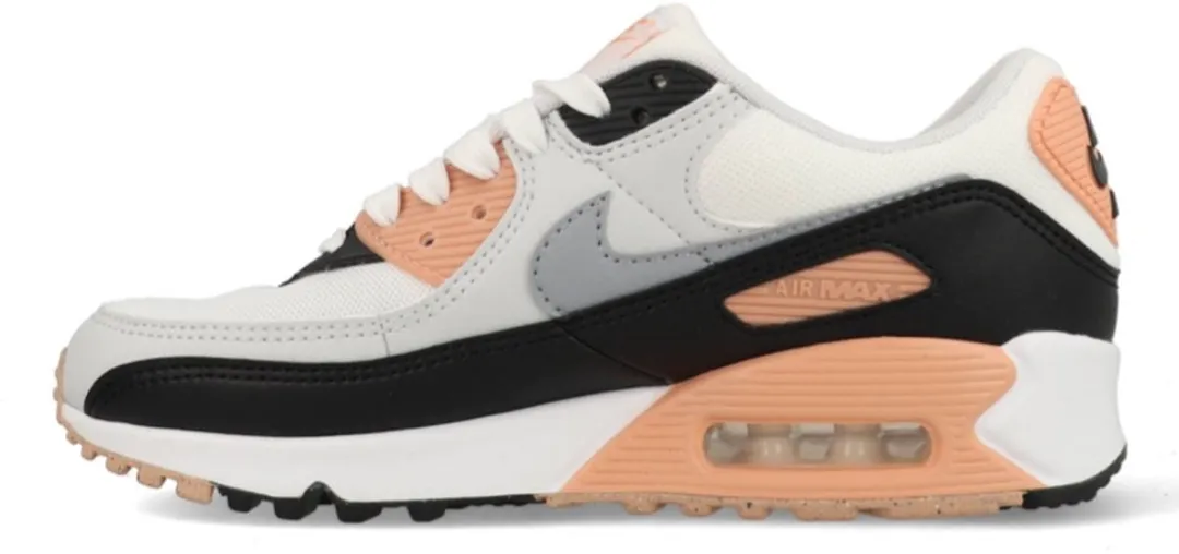 Nike Air Max 90 DH8010-109 - Wit/Rozewit/Zwart - afbeelding 3 van 6