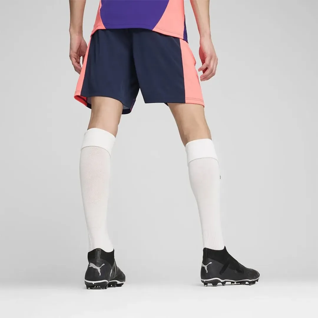PUMA Final Korte Broek XS - Club Navy/Dark Amethyst