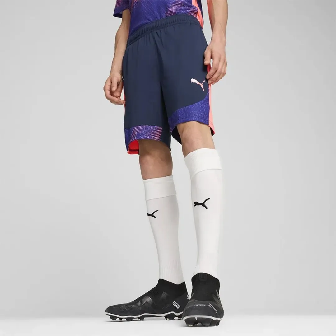 PUMA Final Korte Broek XS - Club Navy/Dark Amethyst