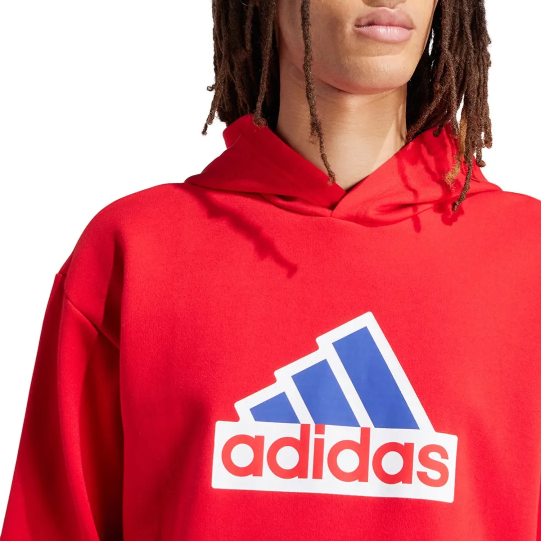 adidas FI BOS HD Sweater Heren - Rood - Maat S