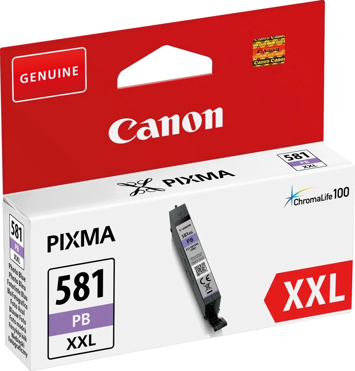 Canon CLI-581PB XL Fotoblauw - 117ml - o.a. PIXMA TS8151/TS9150