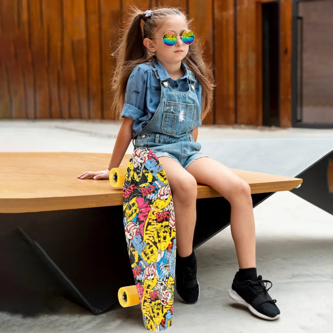 Toi-Toys Skateboard Skul 60cm - Multi