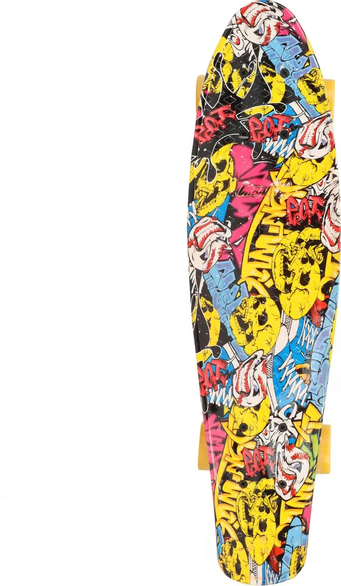 Toi-Toys Skateboard Skul 60cm - Multi