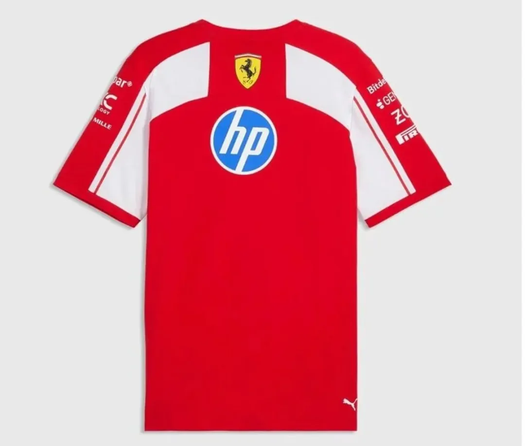 PUMA Ferrari Teamline Shirt 2026 Formule 1 - 3XL - Rood