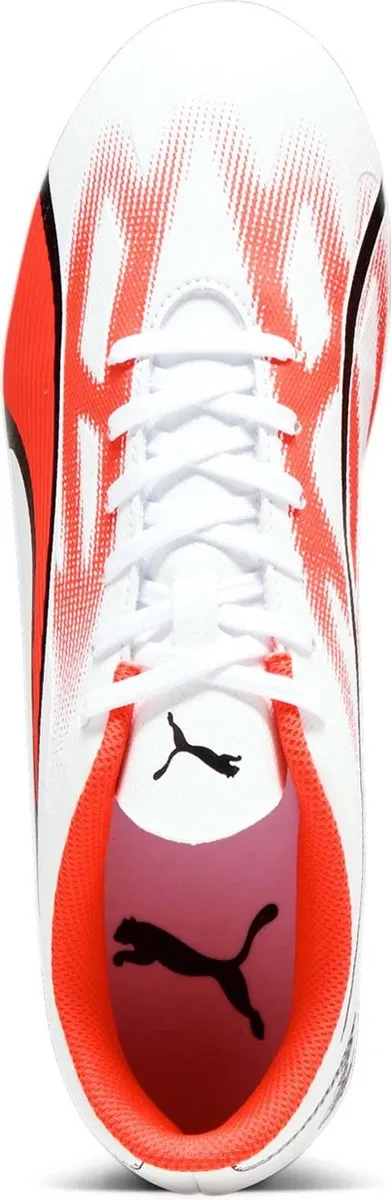 PUMA ULTRA PLAY FG Heren Sportschoenen 42,5 - Wit/Zwart/Roze