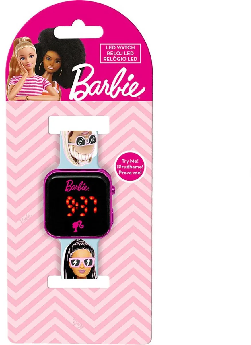 Barbie LED Horloge