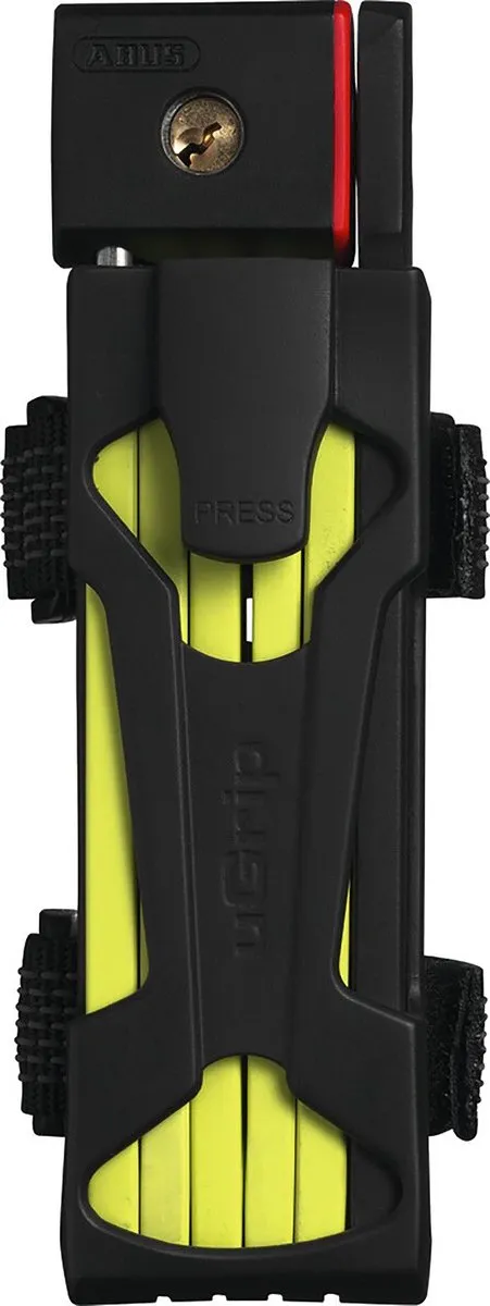 ABUS Bordo Ugrip 5700 Vouwslot - 80cm - Geel - afbeelding 6 van 6
