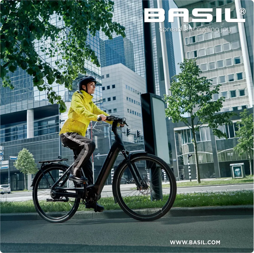 Basil Skane HiVis Regenbroek Dames - Maat L - Zwart - afbeelding 6 van 6