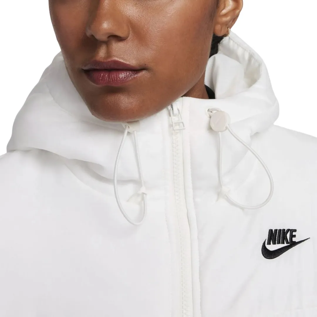 Nike Sportswear Classic Puffer Winterjas Dames S - Wit