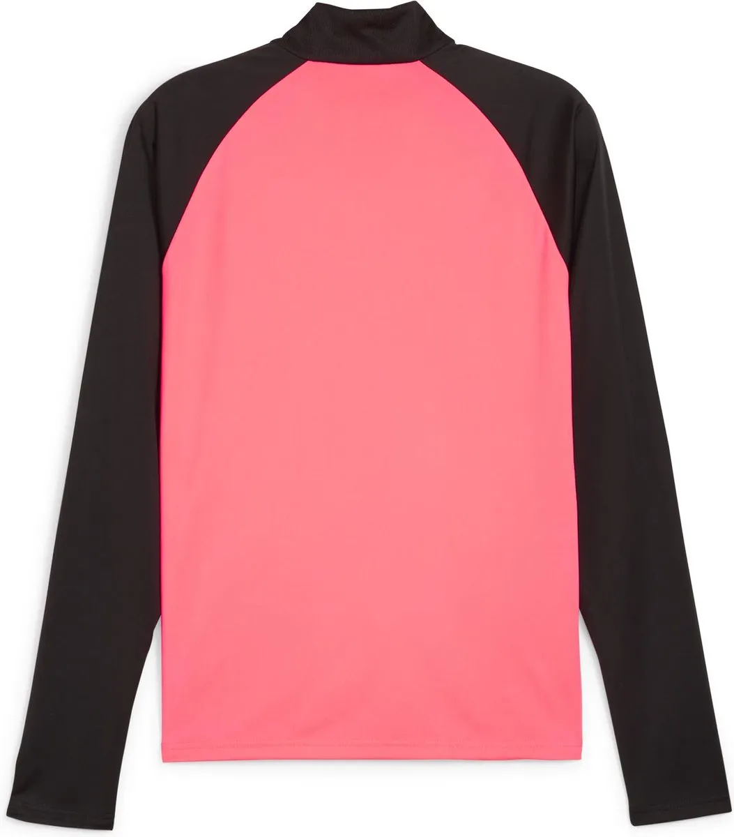 PUMA TeamLIGA 1/4 Zip Top Heren - Sunset Glow/Zwart