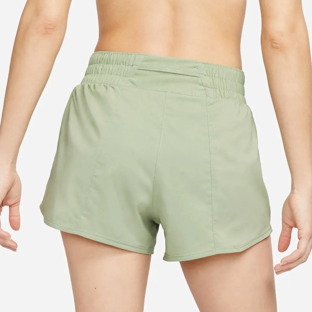 Nike Dri-FIT Swoosh Run Short Vrouwen - Maat L - Groen