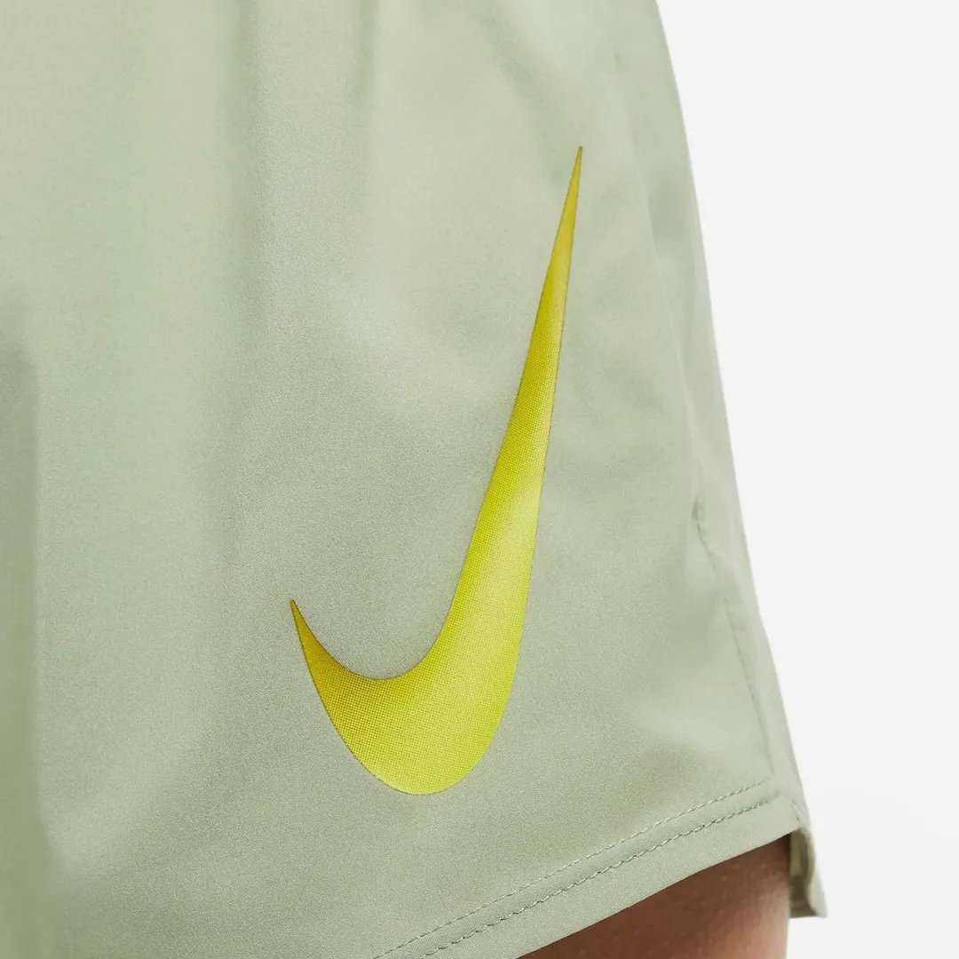 Nike Dri-FIT Swoosh Run Short Vrouwen - Maat L - Groen