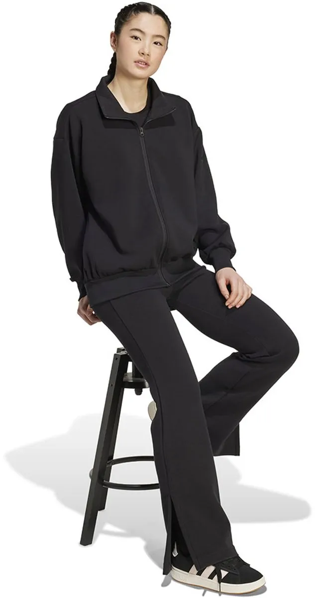 adidas Soft Lux Loose-fit Joggingjack Dames - Zwart