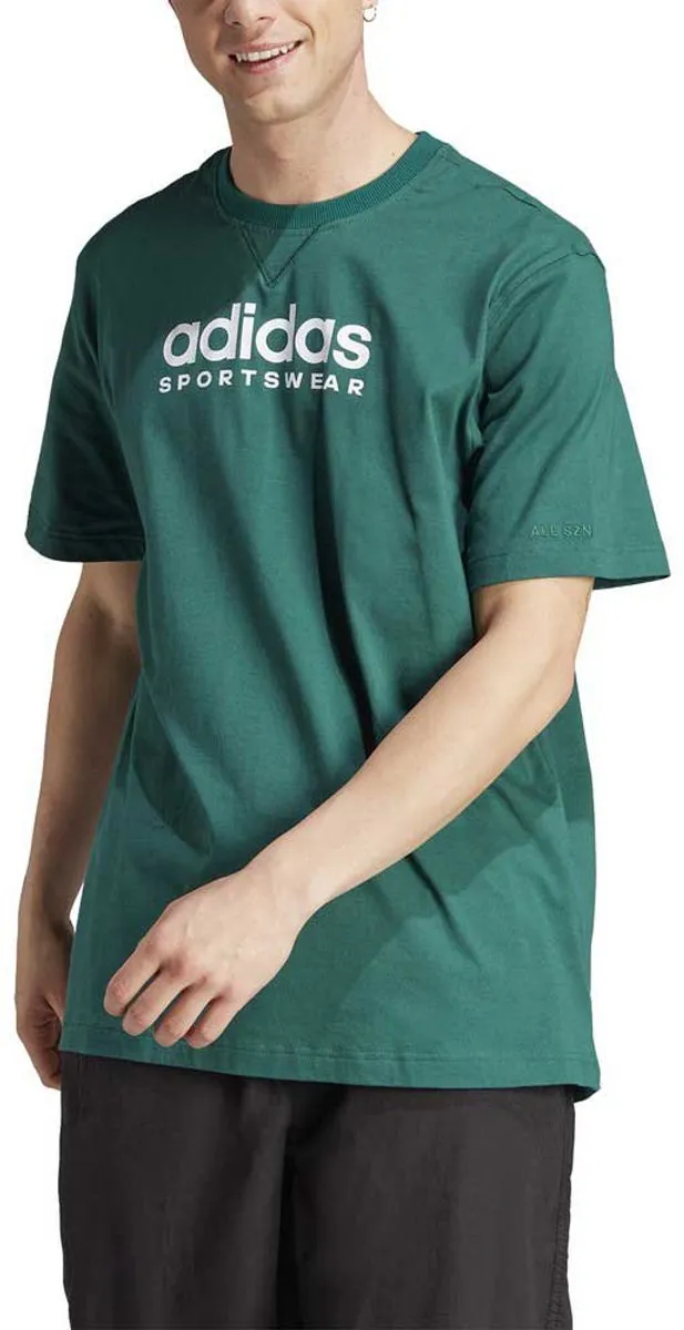 adidas Sportswear All SZN Graphic T-shirt IJ9434 - Groen