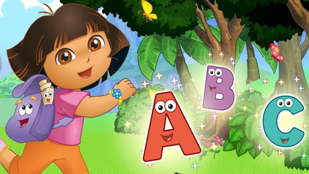 Nickelodeon Dora Alfabet Sporttas - Rood